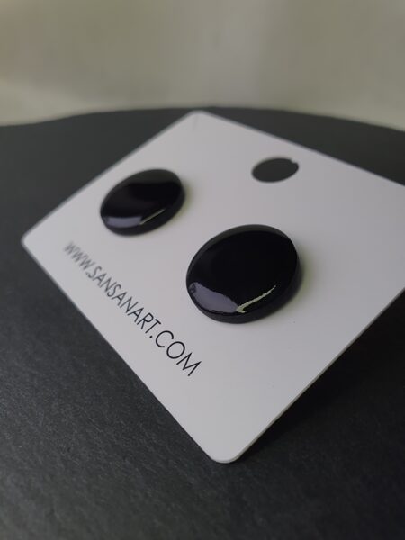 Серьги 2 см блестящие